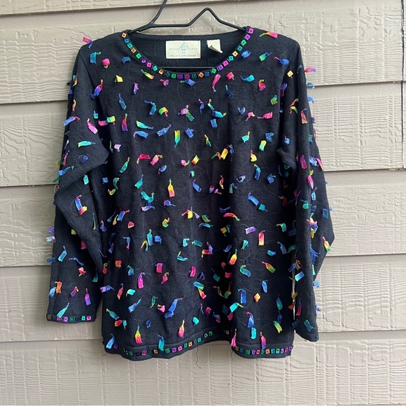 Vintage Design Ptions by Philip & Jane Gordon‎ sweater size M - Picture 1 of 12